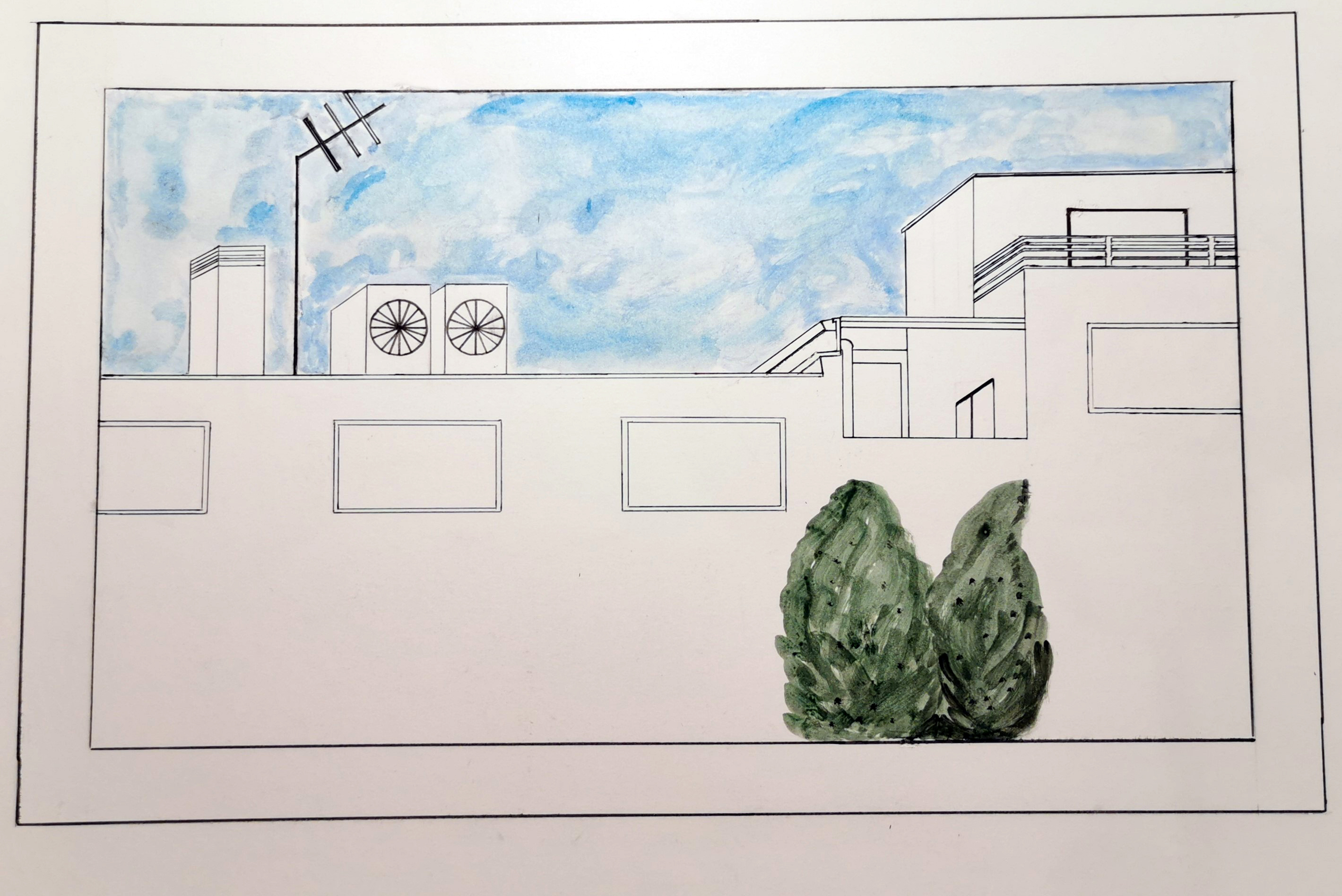 Matilda (Alejandra-Matilde) Celma Rodriguez-Fonseca - drawing window